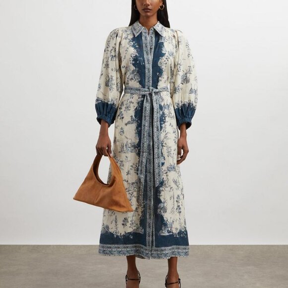 ALEMAIS Casa Midi Dress
